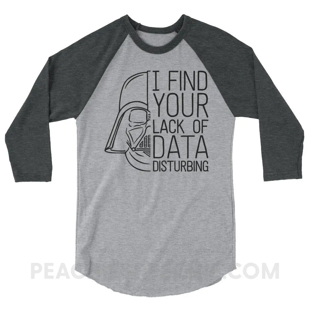Vader Baseball Tee - Heather Grey/Heather Charcoal / XS T-Shirts & Tops peachiespeechie.com