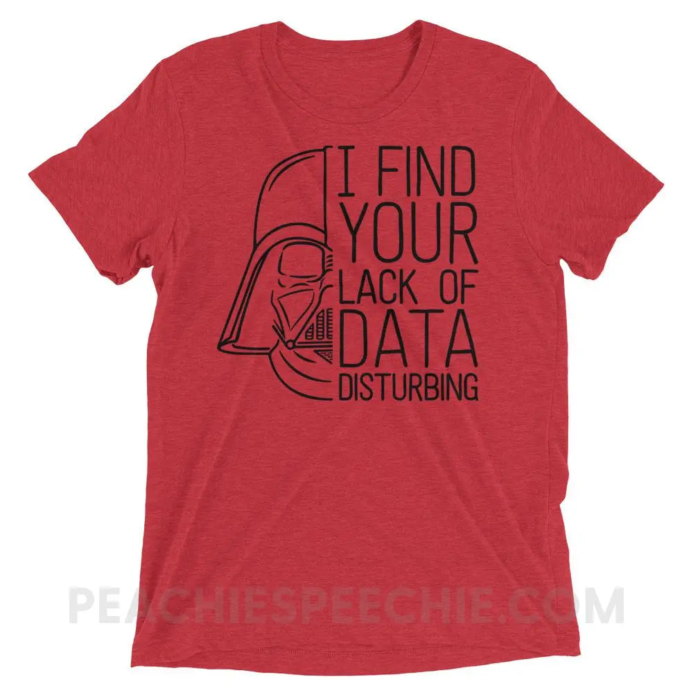 Vader Tri-Blend Tee - Red Triblend / XS - T-Shirts & Tops peachiespeechie.com