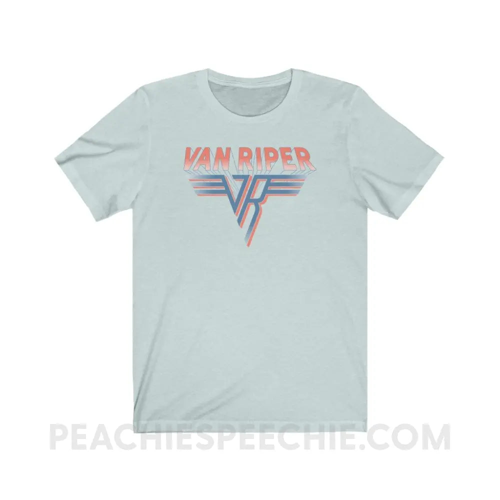 Van Riper Premium Soft Tee - Heather Ice Blue / S - T-Shirt peachiespeechie.com