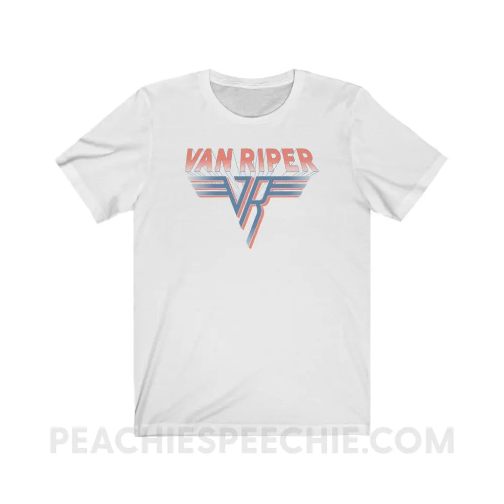 Van Riper Premium Soft Tee - White / S - T-Shirt peachiespeechie.com