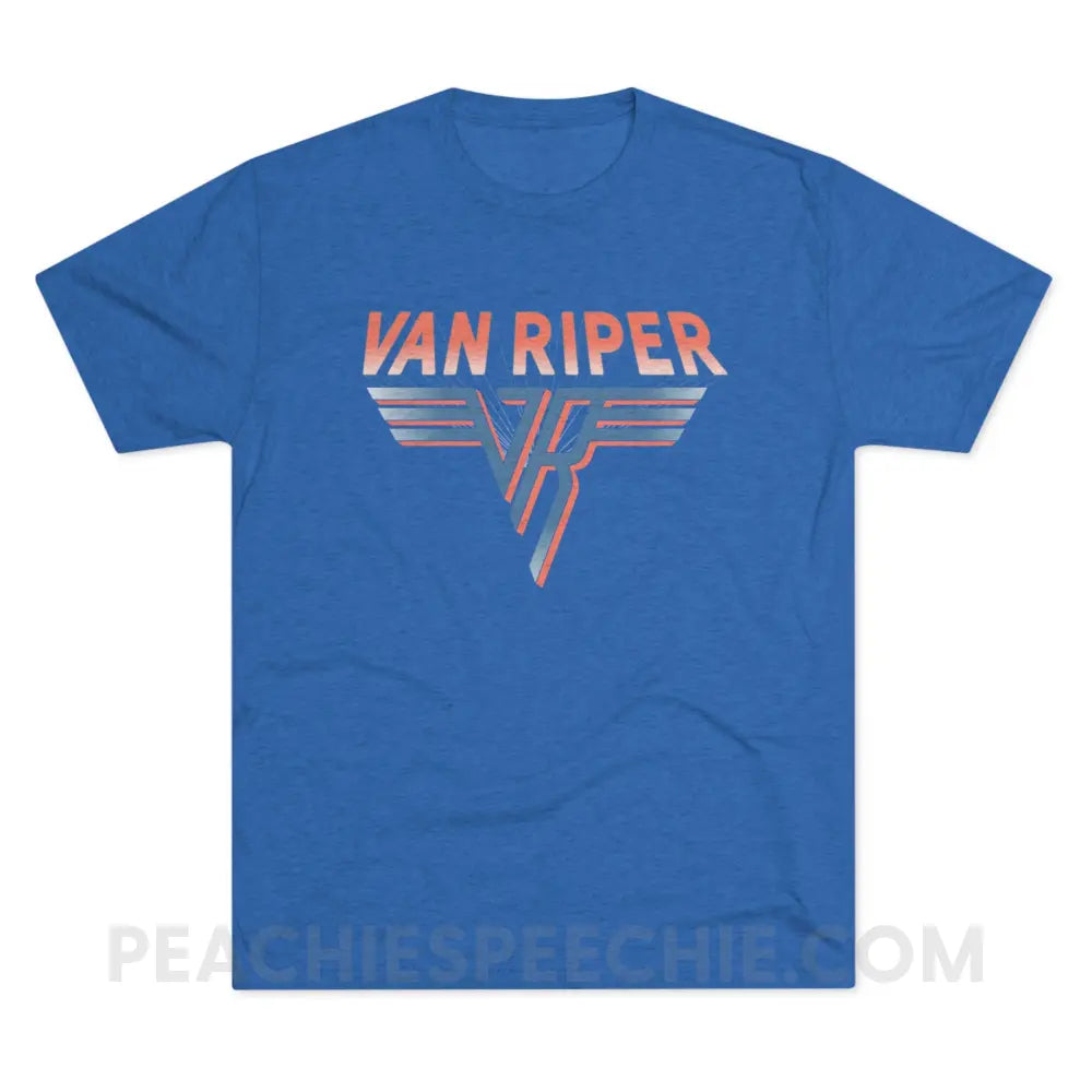 Van Riper Vintage Tri-Blend - Royal / S - T-Shirt peachiespeechie.com