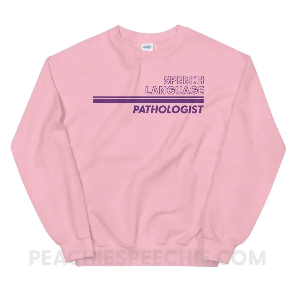 Vintage Stripes SLP Classic Sweatshirt - Light Pink / S Hoodies & Sweatshirts peachiespeechie.com