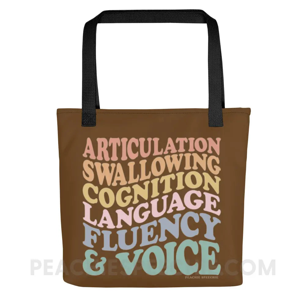 Wavy Speech Stuff Tote Bag - peachiespeechie.com