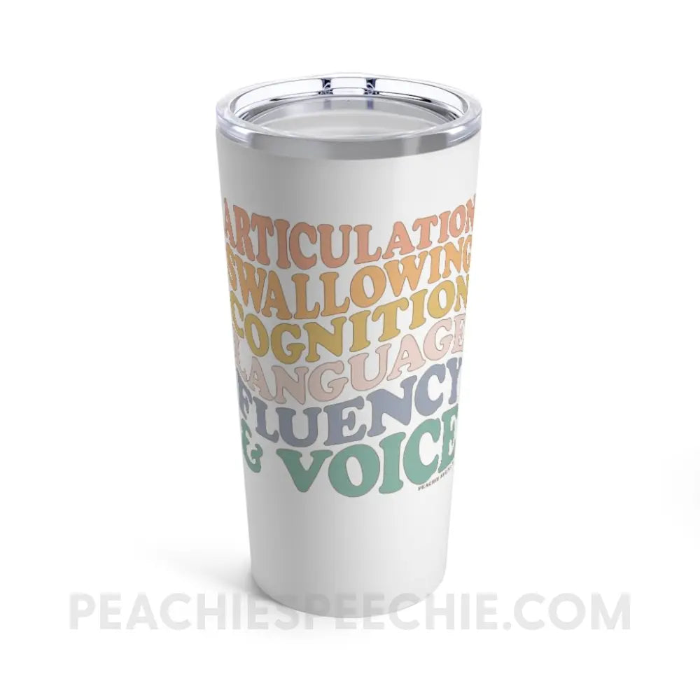 Wavy Speech Stuff Tumbler - Mug peachiespeechie.com