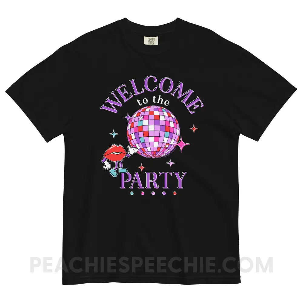 Welcome To The Party Comfort Colors Tee - peachiespeechie.com