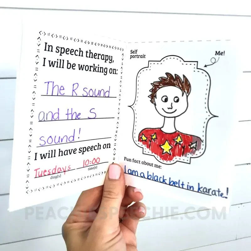 Welcome to Speech Therapy Foldable Booklets - Materials peachiespeechie.com