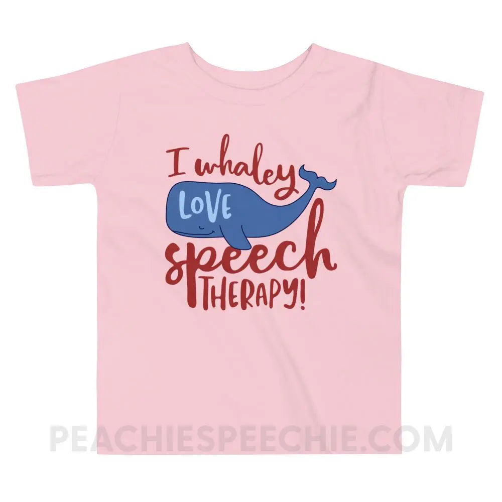 Whaley Love Speech Toddler Shirt - Pink / 2T - Youth & Baby peachiespeechie.com
