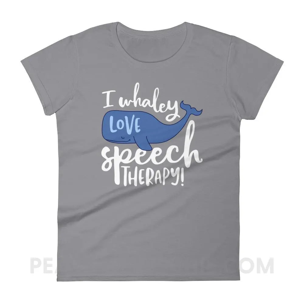Whaley Love Speech Women’s Trendy Tee - T-Shirts & Tops peachiespeechie.com