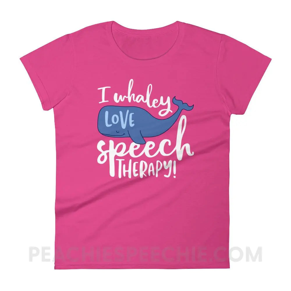 Whaley Love Speech Women’s Trendy Tee - T-Shirts & Tops peachiespeechie.com