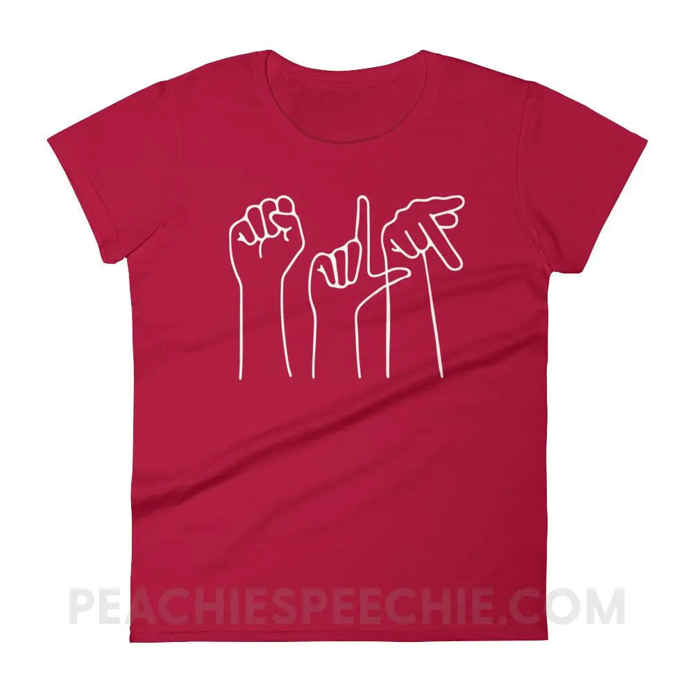 Women’s Trendy Tee - Red / S T-Shirts & Tops peachiespeechie.com
