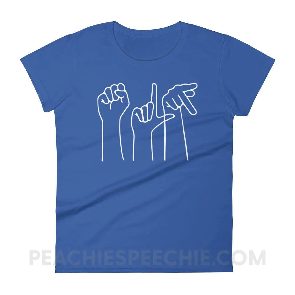 Women’s Trendy Tee - Royal Blue / S T-Shirts & Tops peachiespeechie.com