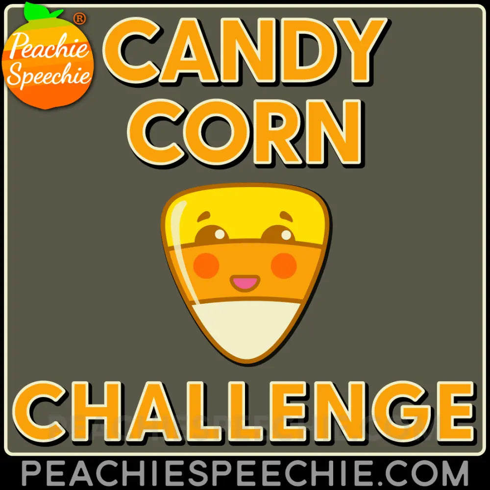 100 Trials Candy Corn Challenge - Materials peachiespeechie.com