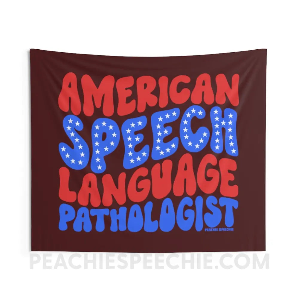 American Speech-Language Pathologist Tapestry - 60 × 50 - Home Decor peachiespeechie.com