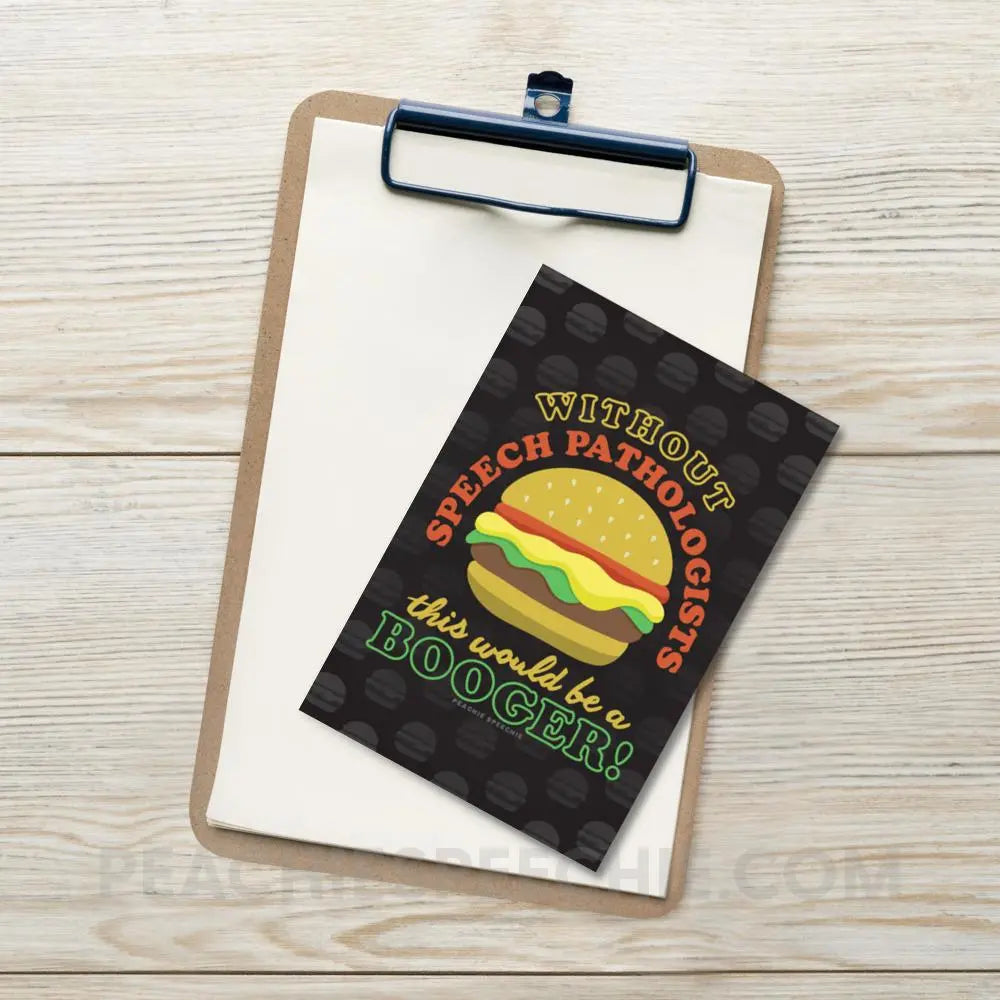 Booger Burger Postcard - Postcards peachiespeechie.com