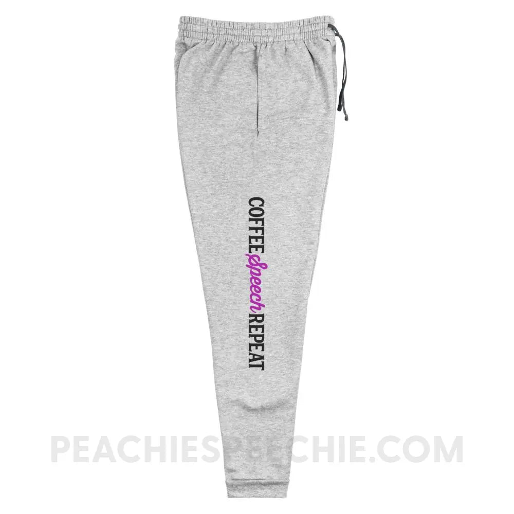 Coffee Speech Repeat Comfy Joggers - Sweatpants peachiespeechie.com