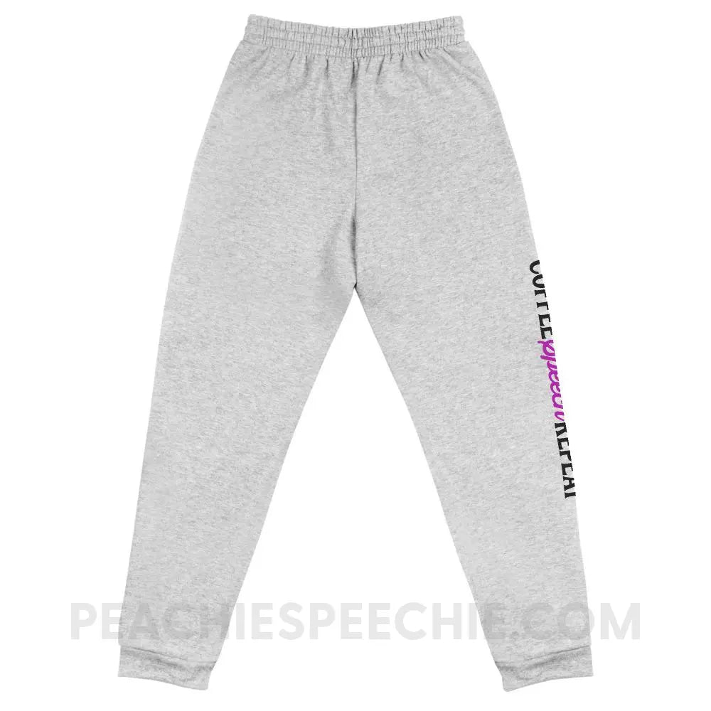 Coffee Speech Repeat Comfy Joggers - Sweatpants peachiespeechie.com