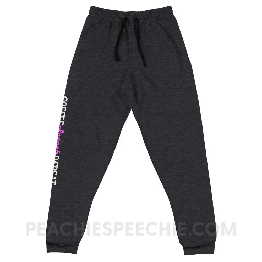 Coffee Speech Repeat Comfy Joggers