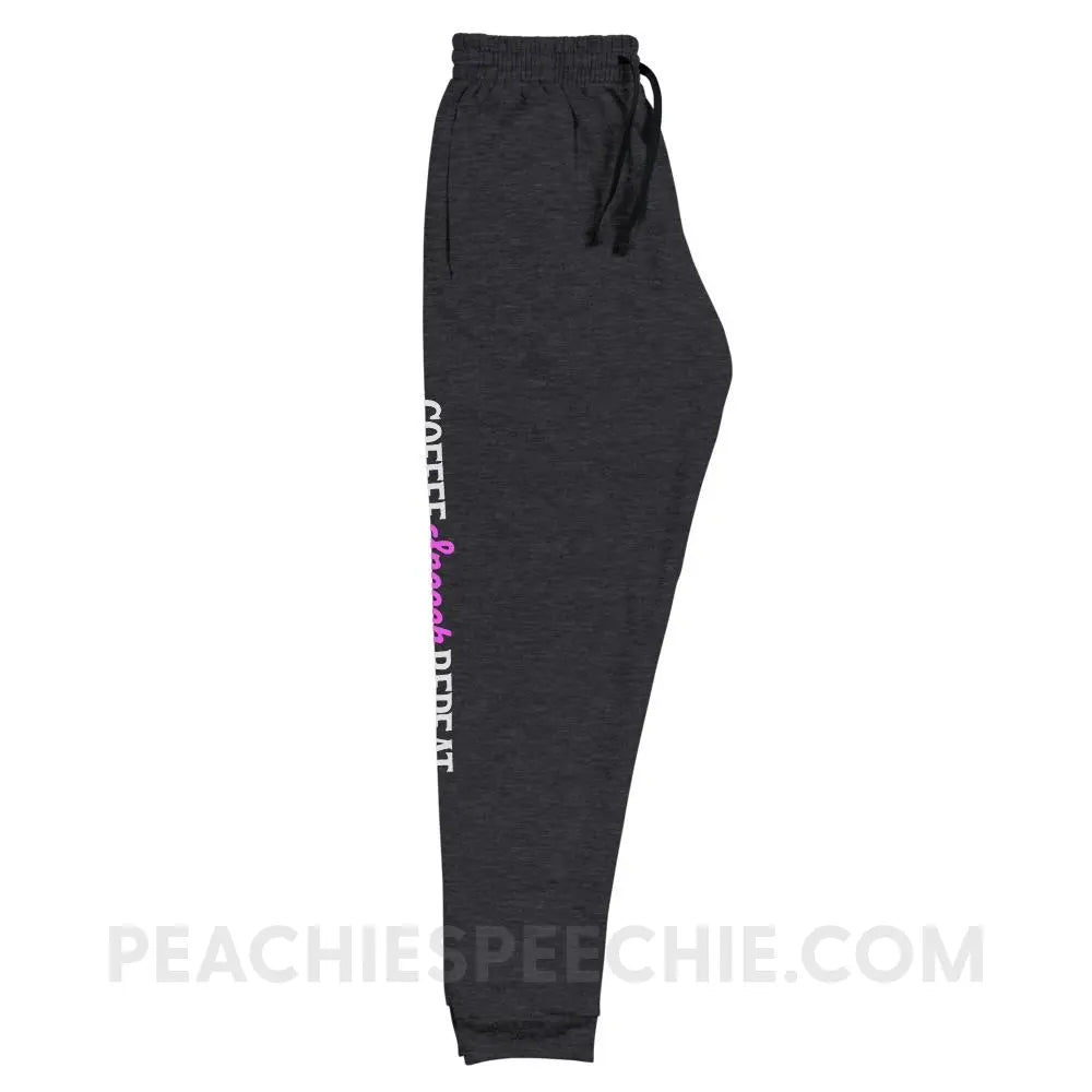 Coffee Speech Repeat Comfy Joggers - Sweatpants peachiespeechie.com