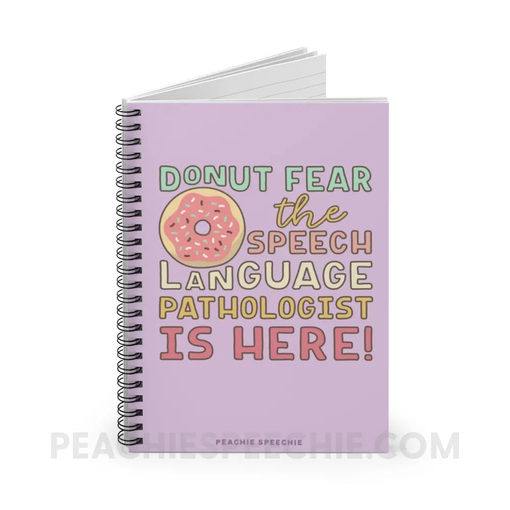Donut Fear Notebook - Journals & Notebooks peachiespeechie.com