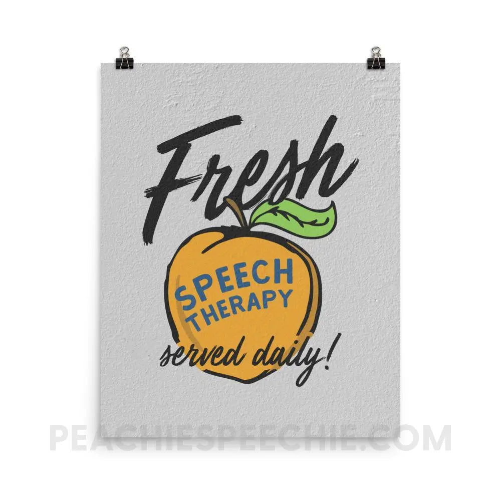 Fresh Speech Poster - 16×20 - Posters peachiespeechie.com