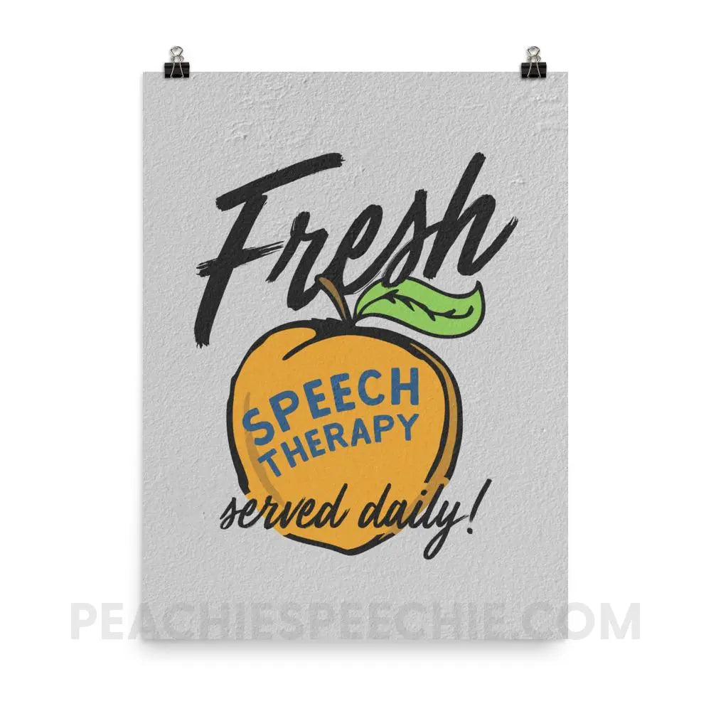 Fresh Speech Poster - 18×24 - Posters peachiespeechie.com