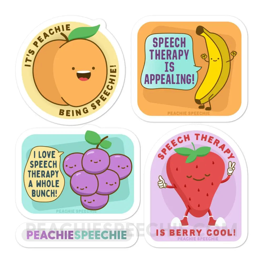 Fruity Speech Stickers - peachiespeechie.com