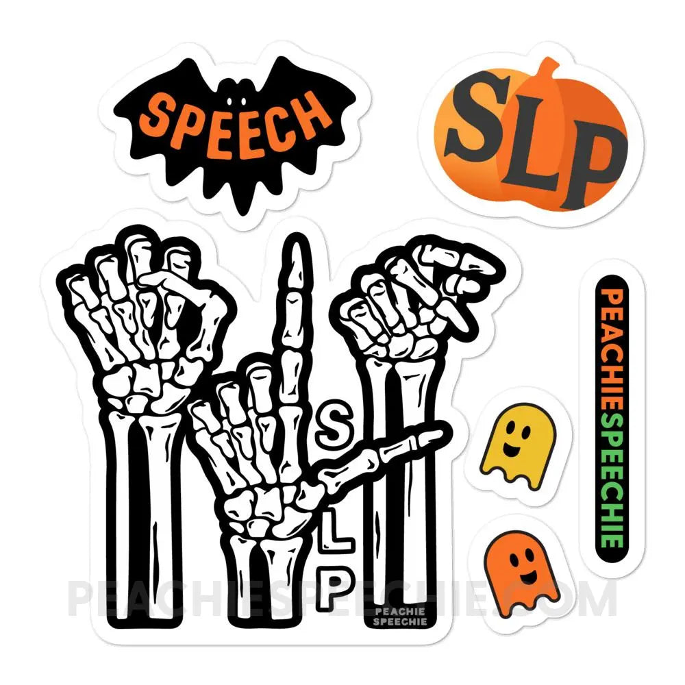 Halloween Speech Stickers - peachiespeechie.com