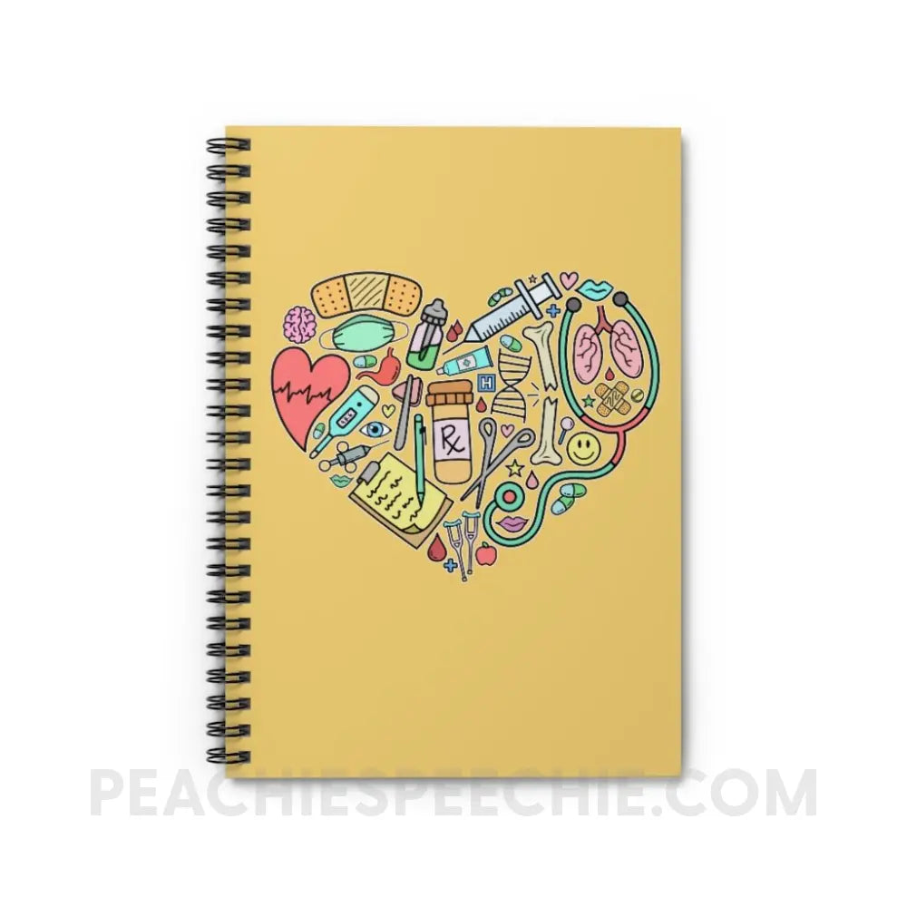 Medical Heart Notebook - Paper products peachiespeechie.com