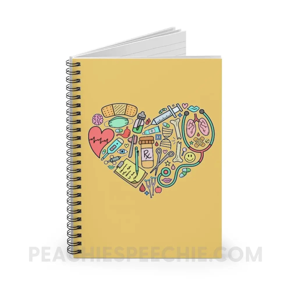 Medical Heart Notebook - Paper products peachiespeechie.com