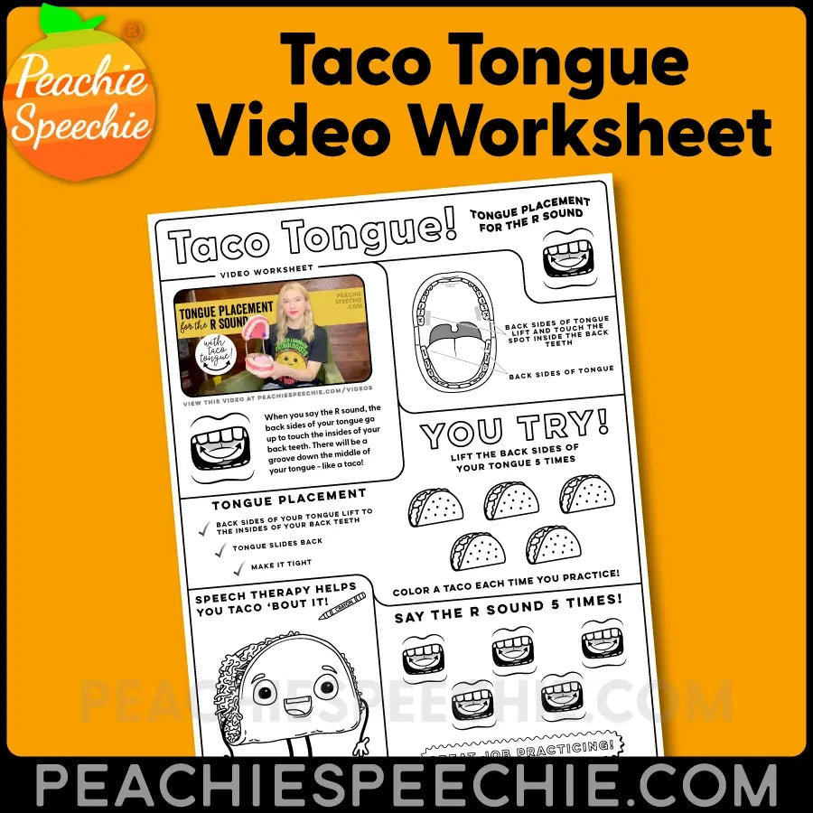 Peachie Speechie Videos - How To Say The R Sound And Many MORE!