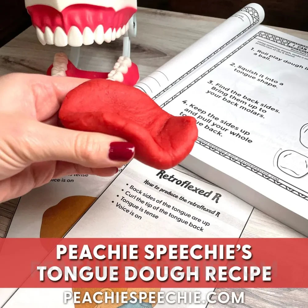 Peachie Speechie’s Tongue Dough Recipe - Materials peachiespeechie.com