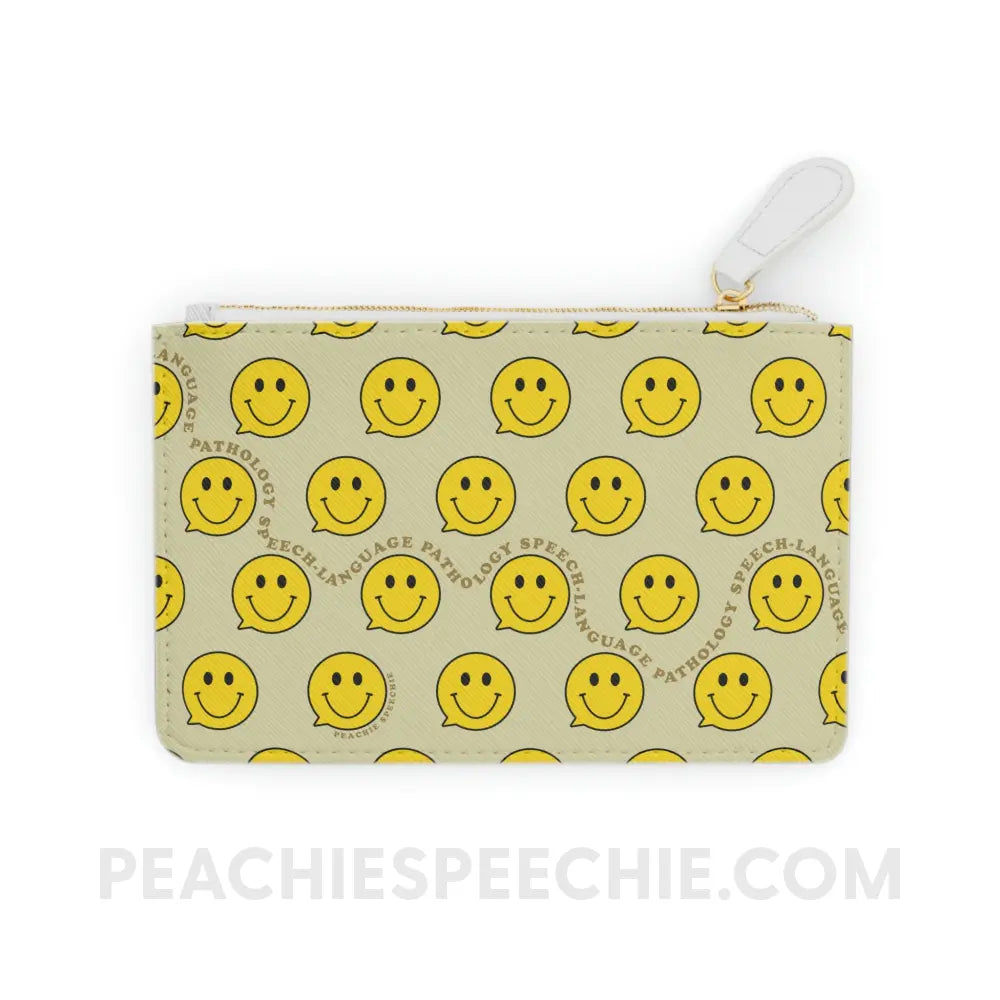 Smiley Face Speech Bubble Tiny Clutch - Bags peachiespeechie.com