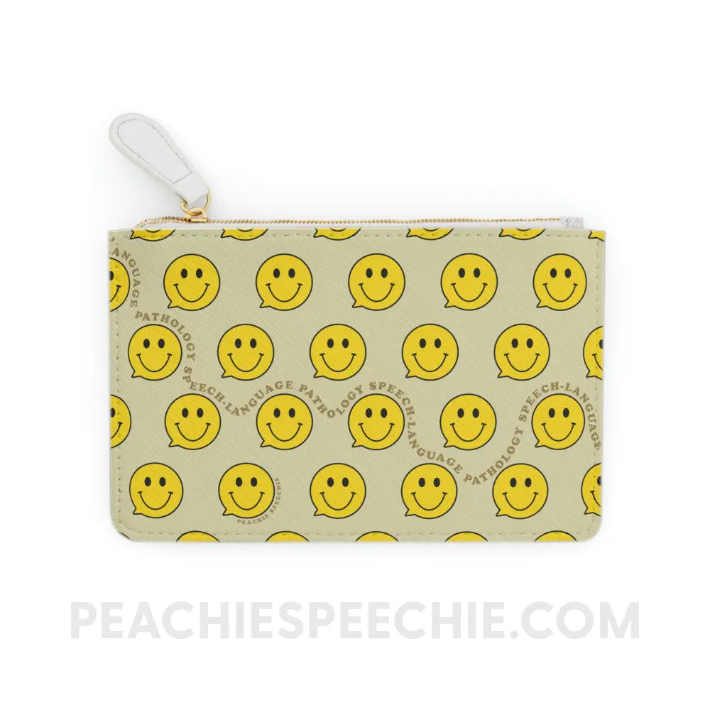 Smiley Face Speech Bubble Tiny Clutch - Bags peachiespeechie.com