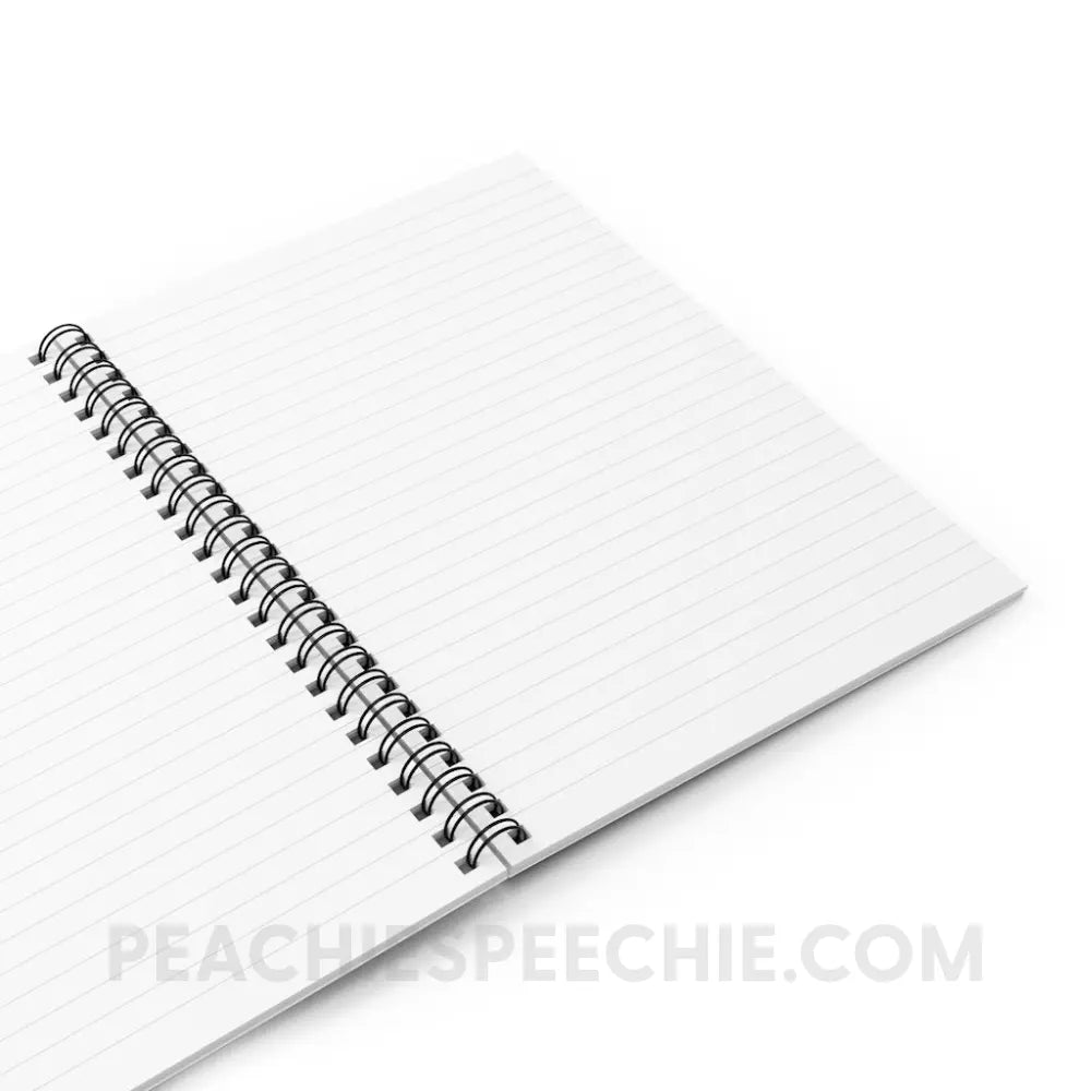 Soundly Speaking Notebook - Spiral - custom product peachiespeechie.com