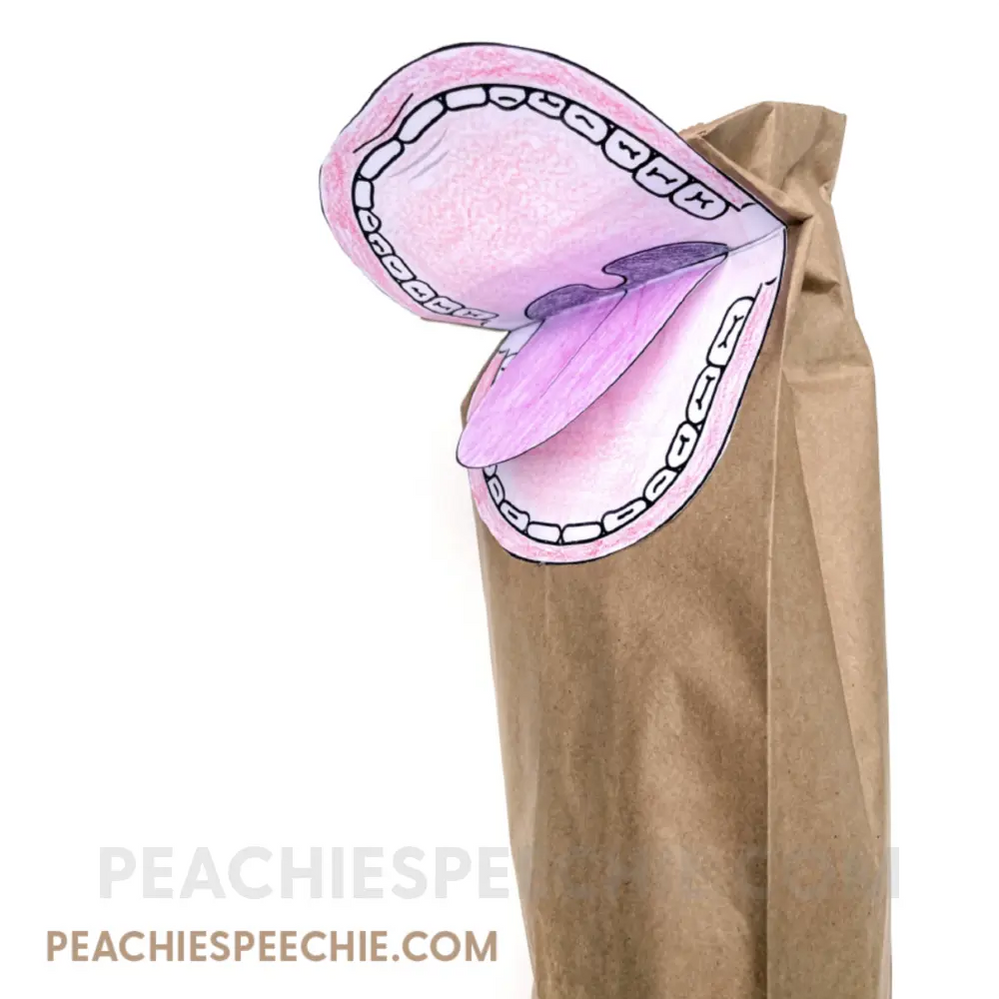 Speech Anatomy Craft Pack - Materials peachiespeechie.com