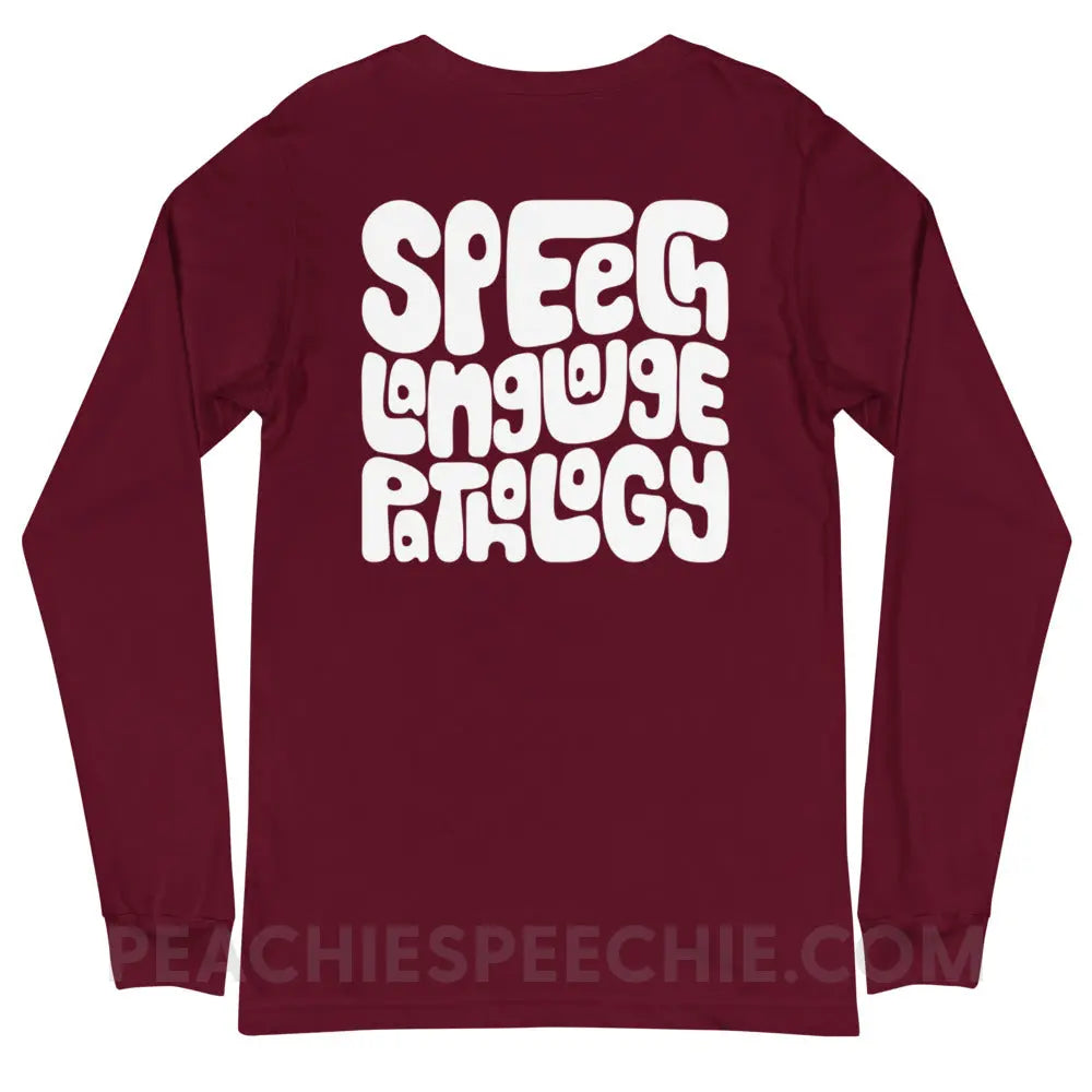 Speech Language Pathology Smush Premium Long Sleeve - peachiespeechie.com