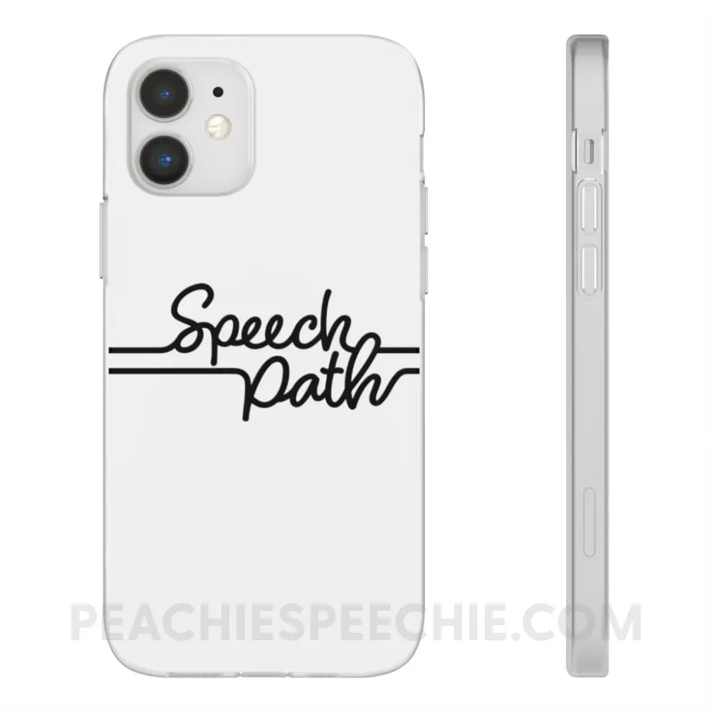Speech Path Lines Phone Case (iPhone & Samsung) - iPhone 12 - Cases peachiespeechie.com