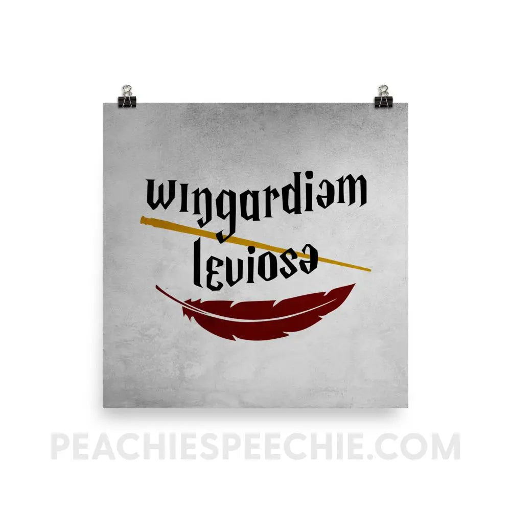 Wingardium Leviosa Poster - 10×10 - Posters peachiespeechie.com