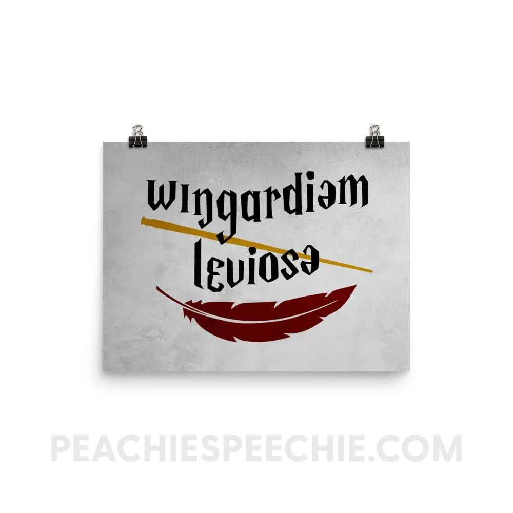 Wingardium Leviosa Poster - 12×16 - Posters peachiespeechie.com