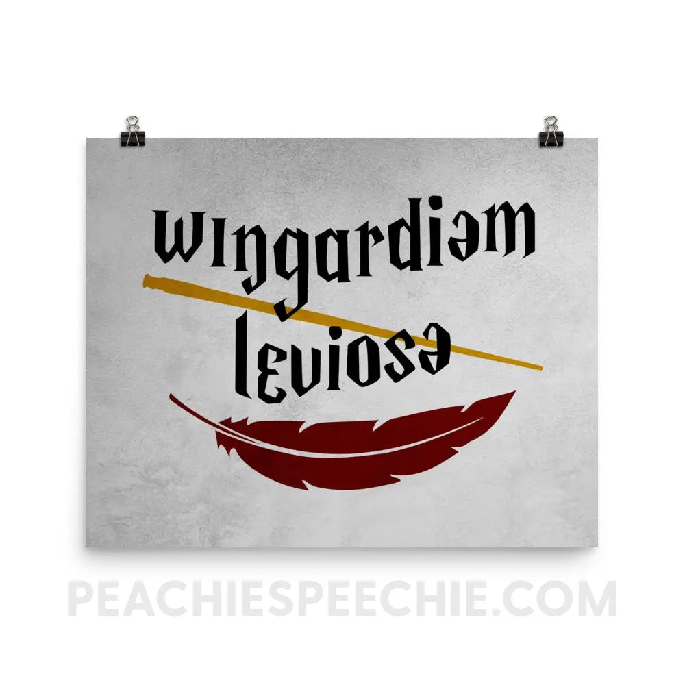 Wingardium Leviosa Poster - 16×20 - Posters peachiespeechie.com