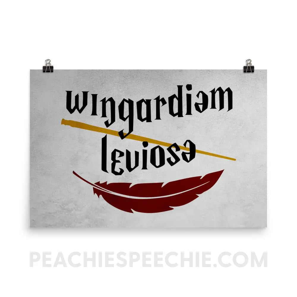 Wingardium Leviosa Poster - 24×36 - Posters peachiespeechie.com