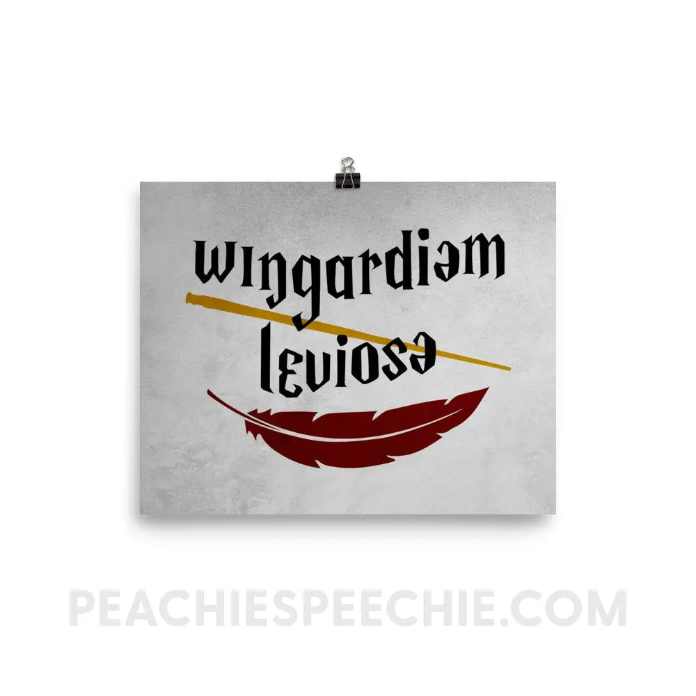 Wingardium Leviosa Poster - 8×10 - Posters peachiespeechie.com